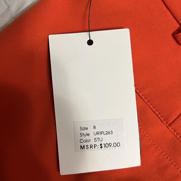 NWT DKNY beautiful orangeish color dress pants! - Picture 3 of 12